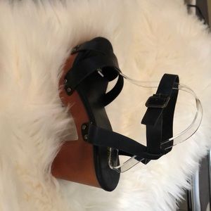 Studded clog type sandal